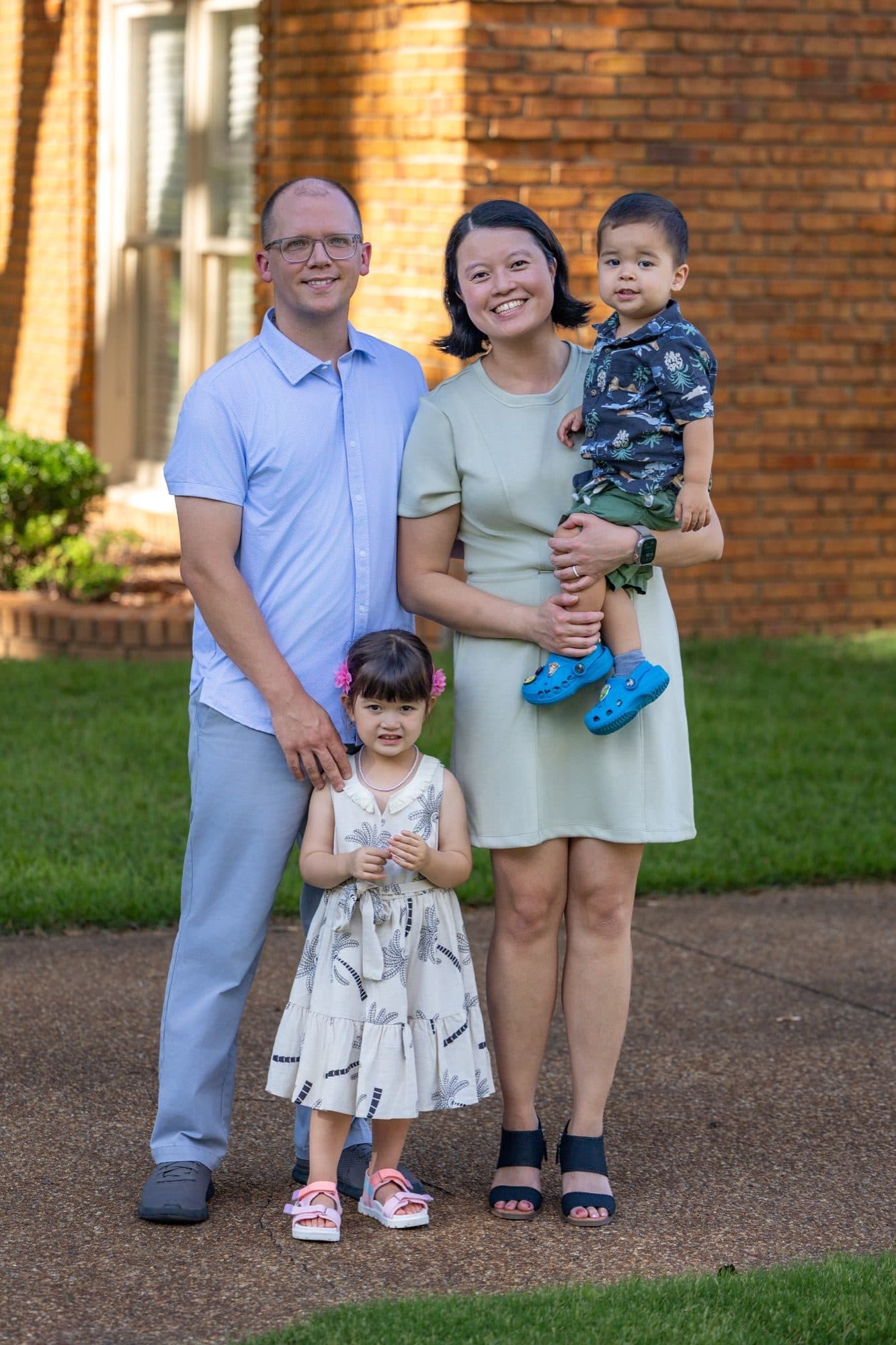 Natalie Siedschlag with her family