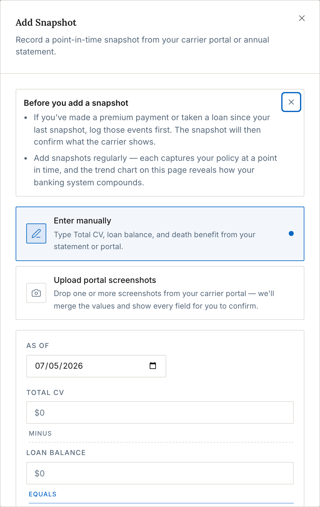 record snapshot dialog.png